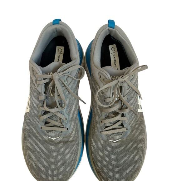 Hoka Gaviota 5 Mens‎ Blue Gray Running Athletic Shoes Sneaker Sz  11.5 D - Picture 4 of 8